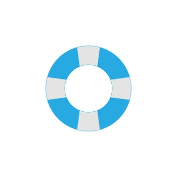 lifebuoy icon vector design template