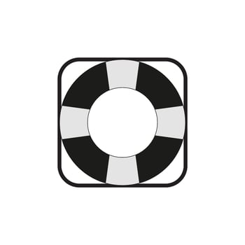 lifebuoy icon vector design template