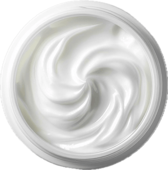 AI generated Fresh Creamy White Cosmetic Cream Texture png