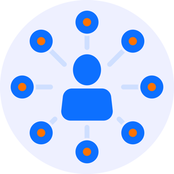 customer centric modern icon illustration png