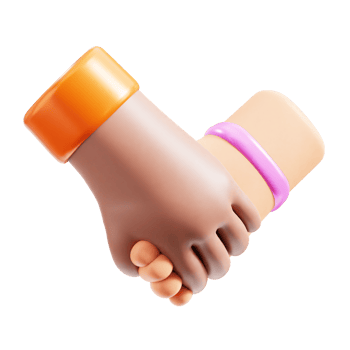 3D Hand holding icon on transparent background png