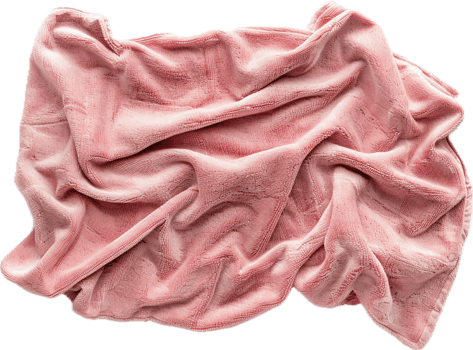 AI generated Textured Pink Towel Crumpled png