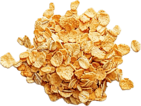 AI generated Crispy Corn Flakes Pile png