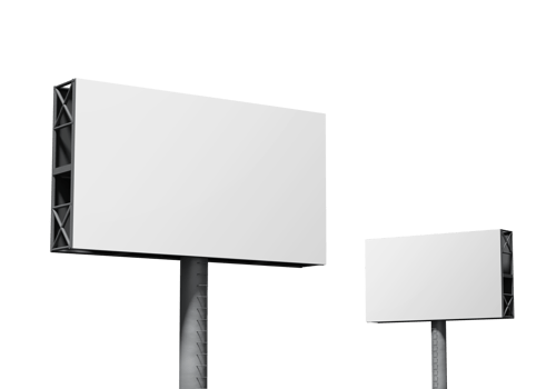 Billboard mockup template png