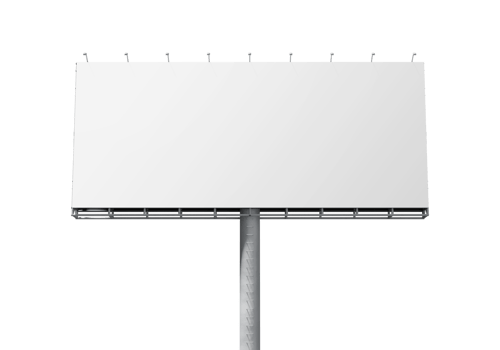 Billboard mockup template png
