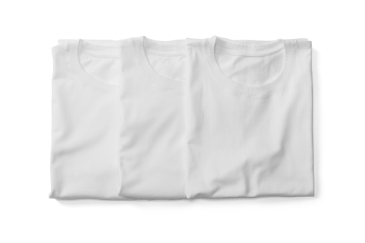 Folded T-Shirt mockup template png