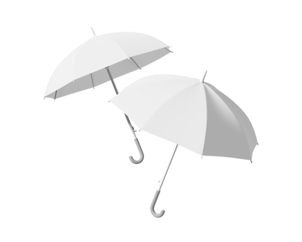 Umbrella mockup template png