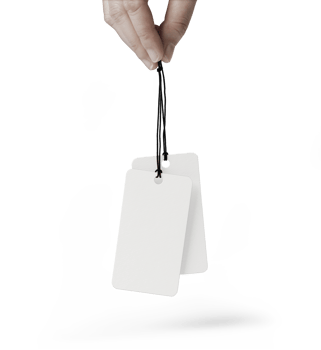 Label Tag mockup template png