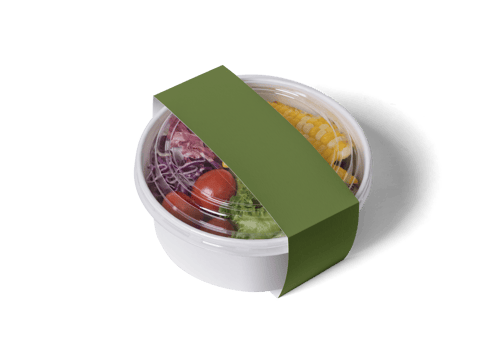 Takeaway food container box mockup png