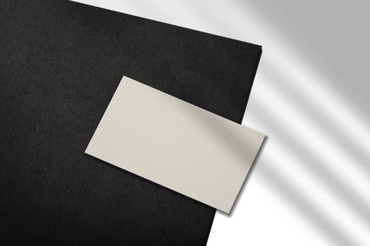 Group of minimal business card mockup png