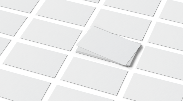 Minimal business card mockup png