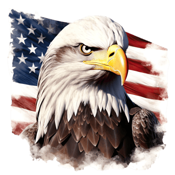 AI generated american eagle png