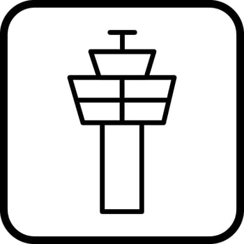 Control Tower Vector Icon