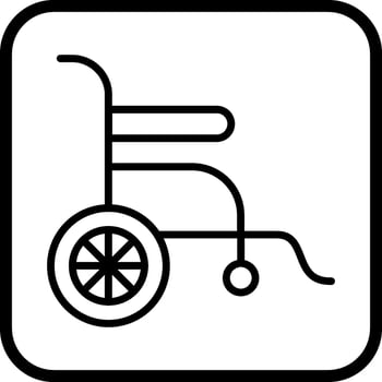 Wheelchair Vector Icon