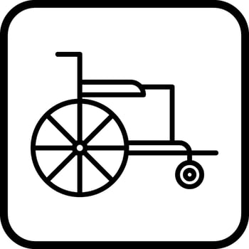 Wheelchair Vector Icon