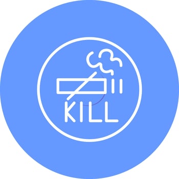 Smoking Kills Vector Icon