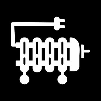 Oil Heater Vector Icon
