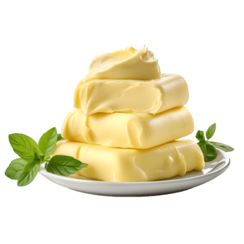 AI generated Fresh butter on transparent background png file