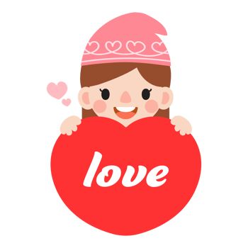 Gnomes Valentine's day with hearts Clipart, Gnomes Love, sweet gnomes for valentine day. Romantic Valentine Gnome png