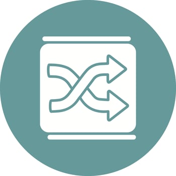 Shuffle Vector Icon