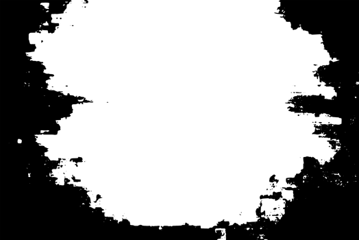 Grunge border texture background. Abstract frame overlay. PNG graphic illustration with transparent background.