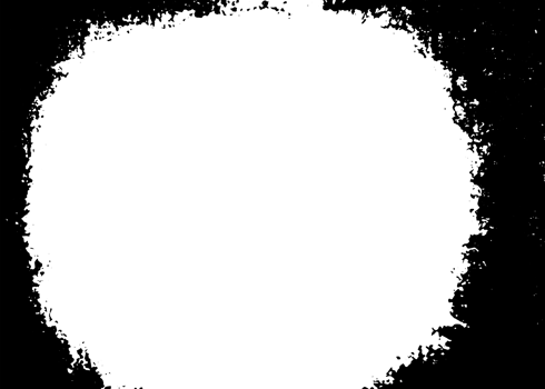 Grunge border texture background. Abstract frame overlay. PNG graphic illustration with transparent background.