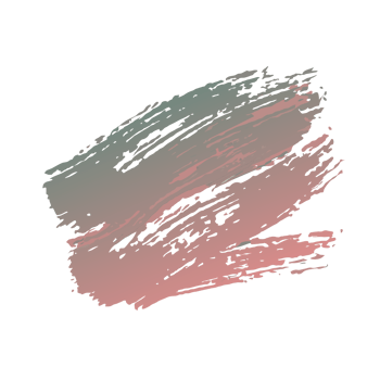 AI generated graphics big  colorful stain painted with a brush png