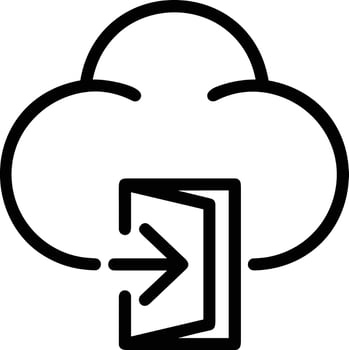 Cloud icon symbol vector image