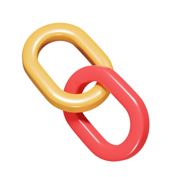 link icon 3d render illustration png