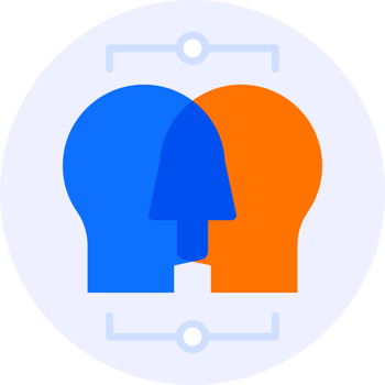 empathy relationship modern icon illustration png