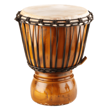 AI generated Wooden bongo traditional percussion instrument png