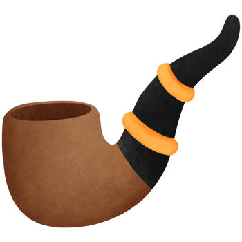 Watercolor st patricks day pipe clipart. png