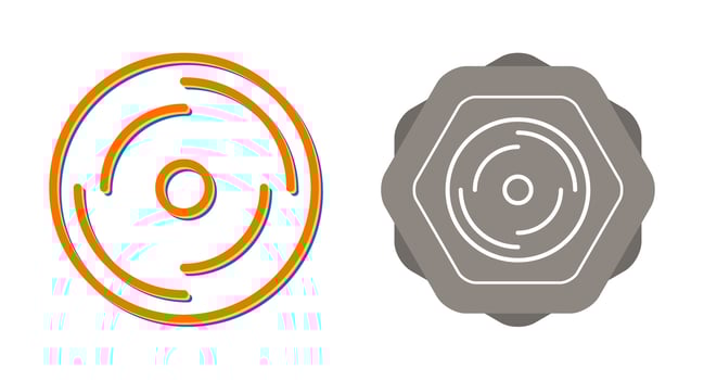Disk Vector Icon