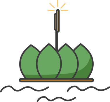 Loy Kratong icon, Thailand flat icons, flat Color Line. png