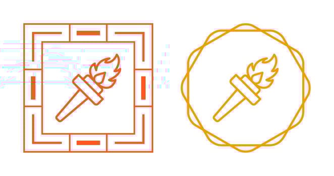 Torch Vector Icon