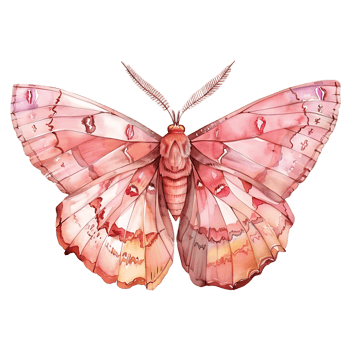 AI generated Serene Butterfly Illustration in Watercolor Clipart png