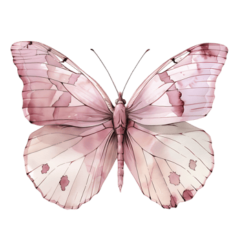 AI generated Airy Butterfly FlightWatercolor Clipart png