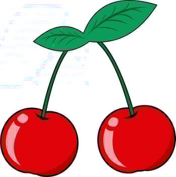 this a cherry small vector