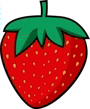 this a strawberry vector