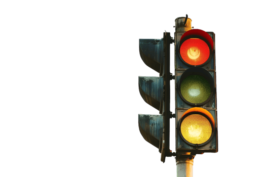 Traffic Lights Isolated on Transparent Background png