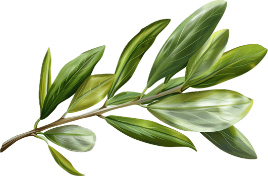 AI generated Green Leaf png