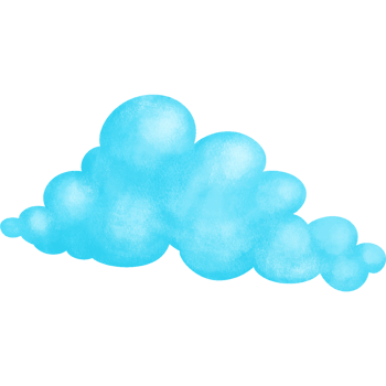 blue sky Cloud bubble Paint draw design png