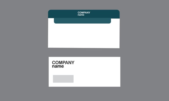 Corporate envelope and letterhead stationery design vector