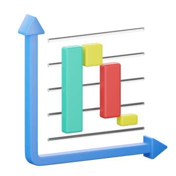 3D Illustration funnel chart png