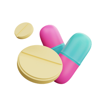 3D Illustration pill medicine png