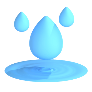 3D Illustration water drop png