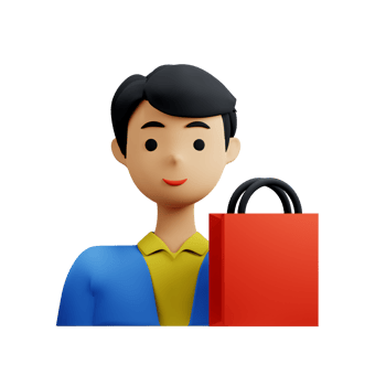 3D Illustration customer png