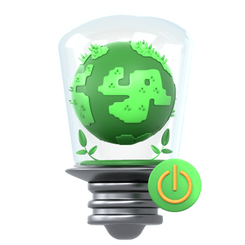 3D Illustration earth hour png