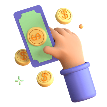 3D Illustration money cash png