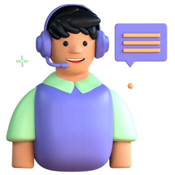 3D Illustration customer service png